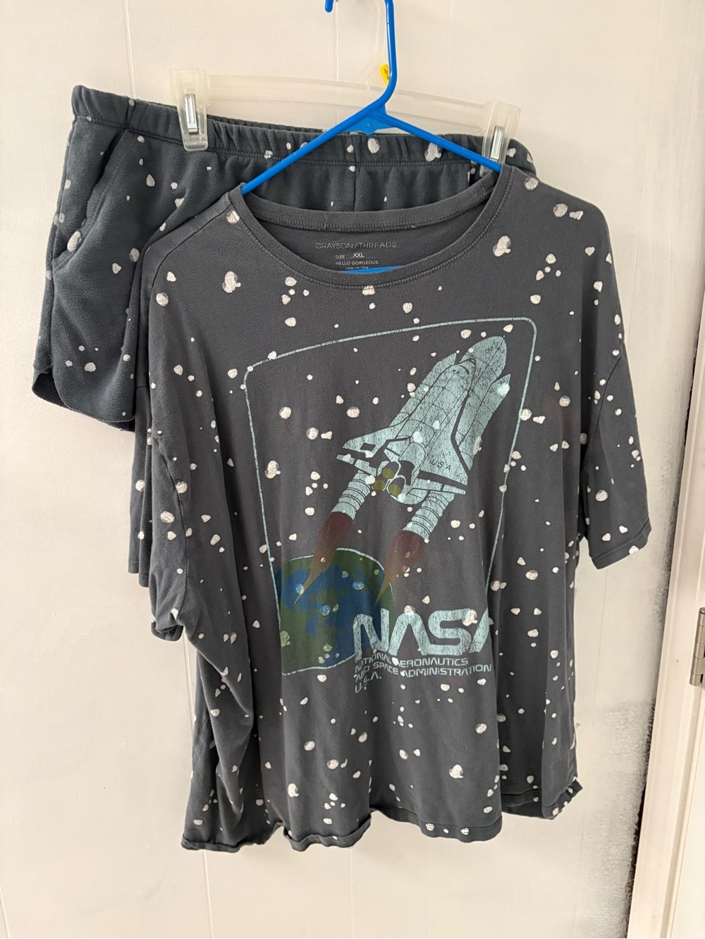 Grayson Threads Gray NASA Shuttle Pajama Set